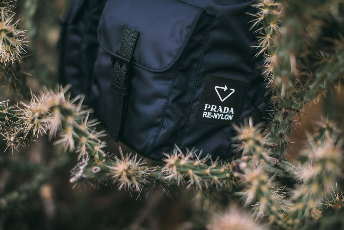 Prada Has Recreated Their Signature Nylon Bag Made From Plastic